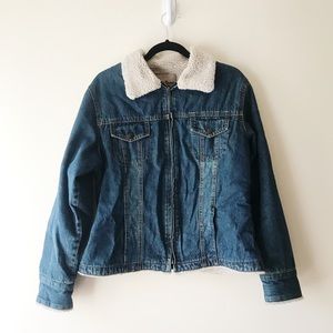 Sherpa Lined Denim Jacket